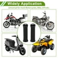 thumbnail image 7 of Unique Bargains 7/8" 22mm 15/16" 24mm Universal Motorcycle Hand Grips Cover Non Slip Aluminum Alloy Rubber Handle Bar Throttle Grips Black 1Pair, 7 of 7