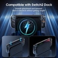 thumbnail image 2 of Switch 2 Accessories Protector Cover for Nintendo Switch 2 (2025), with 6 Thumb Caps and Screen Protector, TPU Cover, Anti-Slip, Shock-Proof, Anti-Scratch, 2 of 9