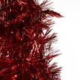 thumbnail image 3 of Northlight 6' Red Tinsel Pop-Up Artificial Christmas Tree, Unlit, 3 of 5