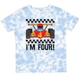 thumbnail image 3 of Inktastic 4th Birthday Racing Car 4 Year Old Boys Toddler T-Shirt, 3 of 5
