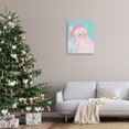 thumbnail image 2 of Stupell Industries Pastel Jolly Santa Claus People Painting Wrapped Canvas Canvas Art Print Wall Art, 24 x 30, 2 of 7