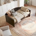 thumbnail image 3 of AFI Acadia Mid-Century Solid Wood Twin Daybed with Back Board in Espresso, 3 of 12