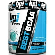 BPI Sports Best BCAA Powder, Blue Raspberry, 30 Servings