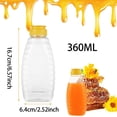 thumbnail image 3 of 20PCS Plastic Honey Bottles, Bulk Honey Jars Honey Dispenser Containers with Yellow Flip Top Lid Squeeze Bottles for Honey Storing and Dispensing, 3 of 6