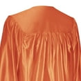 thumbnail image 4 of Endea Graduation Shiny Orange Graduation Gown, 4 of 8