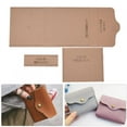 thumbnail image 2 of LAFGUR Wallet Stencil, Coin Purse Stencil, Transparent Leathercraft Mould Pattern Leather Craft Tool For Wallet Bags DIY Craft, 2 of 8
