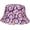 Blue Pink, variant on Colorful Tie Dye Bucket Hat for Women Rainbow-Vortex Bucket Cap Summer Sunscreen Fashion Reversible Fisherman Hat
