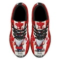 thumbnail image 2 of Happy Canada Day Canadian Gnome Shoes Sneakers Black Size 11, 2 of 7