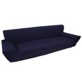 thumbnail image 2 of Protector de sofá de dos plazas y dos plazas para muebles del hogar Funda elástica para sofá de color azul, 2 of 3