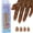 YMS031, variant on 300Pcs X Coat Tips Natural Nails Tips Short Almond Soft Gels Nails False Nails,Soak Offs Acrylic Fake Nails