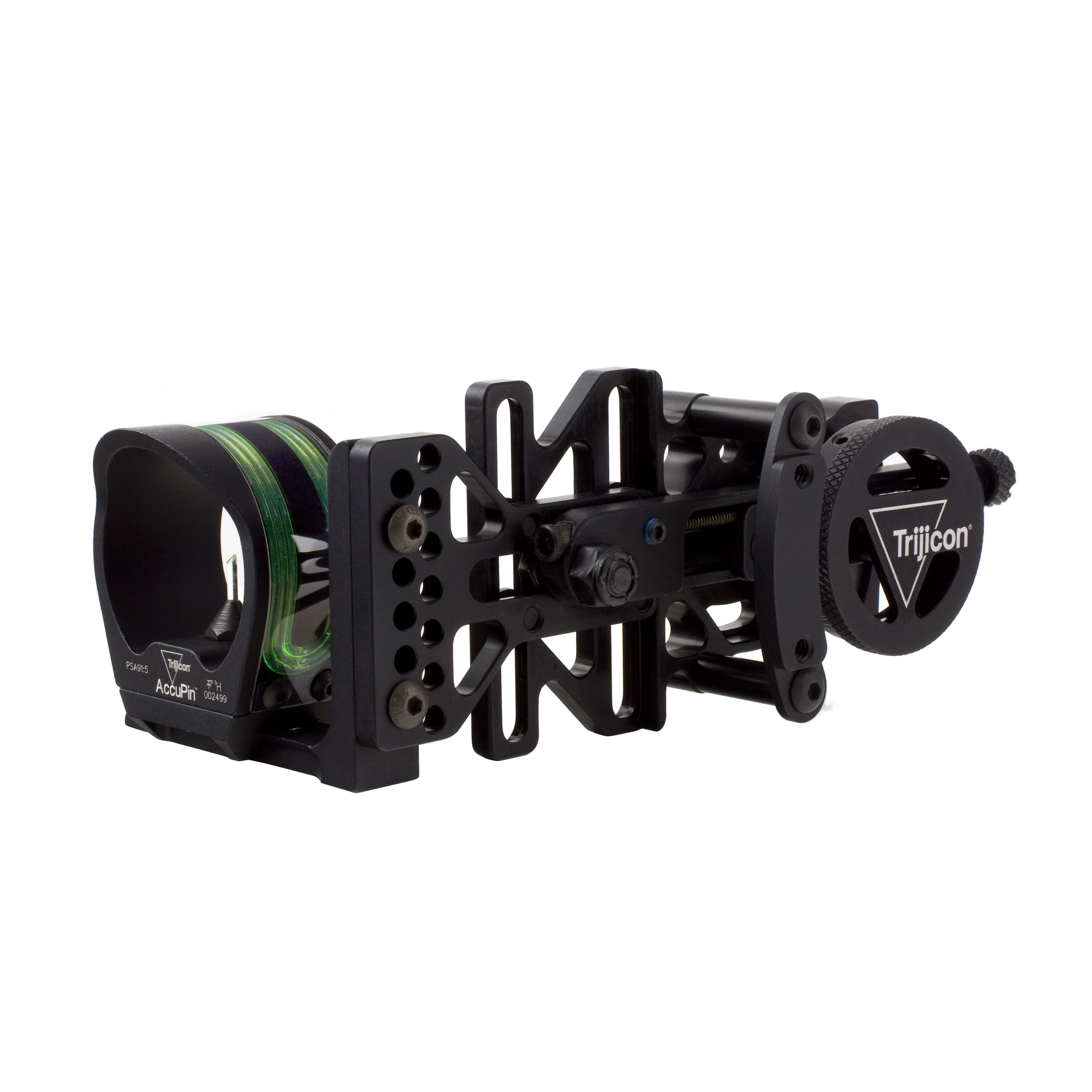 Trijicon AccuPin 1x Bow Sight Dual Illuminated, Green Triangle Reticle with AccuDial Mount, Left Hand, Black - Walmart.com