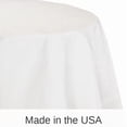 thumbnail image 4 of 12/Case Bulk White Round Paper Table Covers 82 inch, 4 of 6