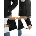 thumbnail image 5 of SAVIOR HEAT Heated Jacket Coat for Women, 5-Zone Carbon Fiber Heating with Dual Control, Windproof and Splash Resistant, 5 of 10