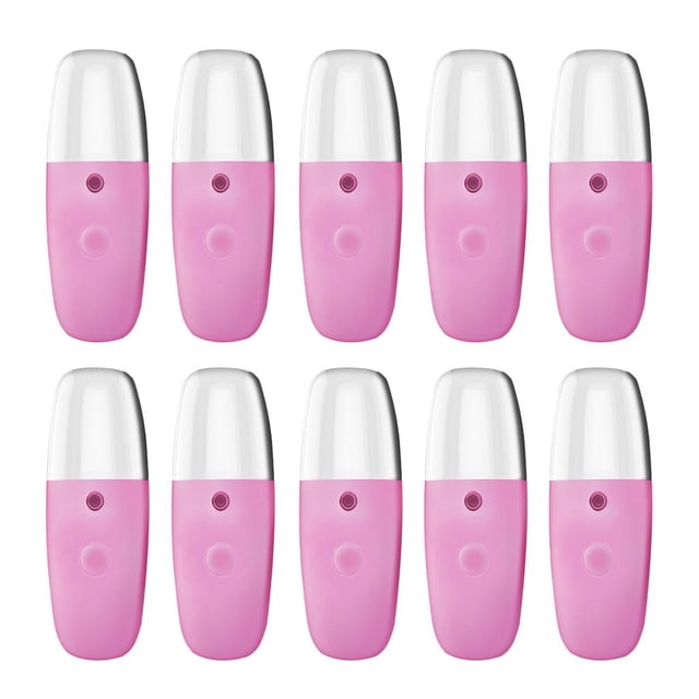 Paquete Atomización Ultrasónica Facial Mist Hidratante Portátil de 30 Ml - Rosado Yuyangstore Handy Mist Sprayer Steamer
