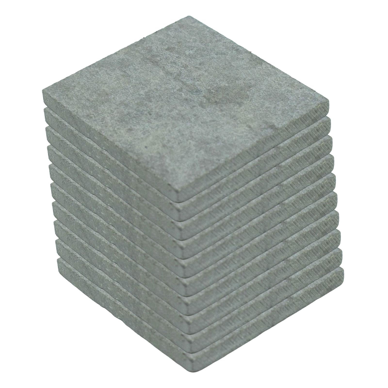 10 Pieces Cement Bricks Hobby Model Kits Cuttable Material for DIY Arts Crafts Building Projects Display
