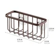 thumbnail image 2 of ELVY - Bronze Kitchen Sink Caddy With Suction Cups For Sponges Brushes And Accessories, 2 of 6