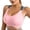 Pink, variant on Women Athletic Bra Strong Support Wide Strap Soft Stretchy Moisture-wicking for Fitness Exercise Practical Athletic Bra