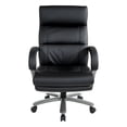 thumbnail image 4 of Big and Tall Executive Chair in Black Bonded Leather, 4 of 9