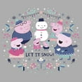 thumbnail image 2 of Boy's Peppa Pig Christmas Let it Snow Graphic T-Shirt, 2 of 5
