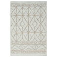 thumbnail image 2 of Indigo Ink Tribal Diamond Bohemian Neutral Geometric Indoor Area Rug, 2' x 3', Machine Washable, 2 of 5
