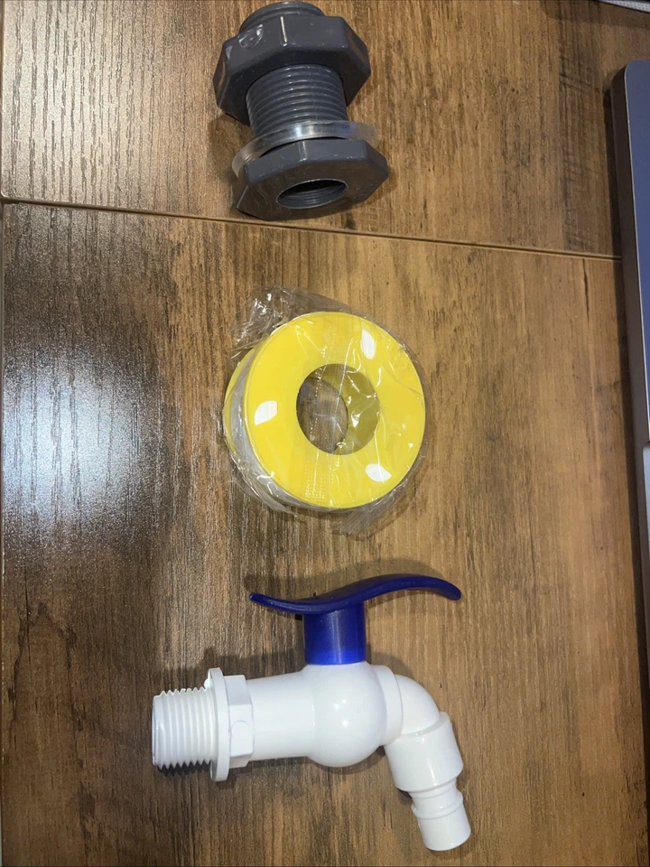 PURELY- 1/2 Inch Rain Barrel Kit - Water Barrel Pvc Garden Diverter Kit
