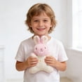 thumbnail image 1 of Cagogo Peluche Lapin de Pâques, Animal en Peluche Doux Huggable, Poupée en Peluche Animal de Compagnie Réaliste Simulé, Mignonne Peluche Rabbit pour Enfants et Adultes, Peluche en Coton Blanc, 1 of 6