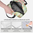 thumbnail image 3 of Disketp Tropical Flowers Lonchera Térmica para Mujer y Hombre, Bolsa de Almuerzo Reutilizable e Impermeable para Trabajo, Viajes y Picnic, 3 of 7