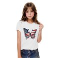 thumbnail image 5 of ZACPNCV July 4th Shirts for Boy Girl Crew Neck Short Sleeve Shirt Casual Graphic Patriotic Tunic Tops Summer T Shirts White 7-8 Years, 5 of 9