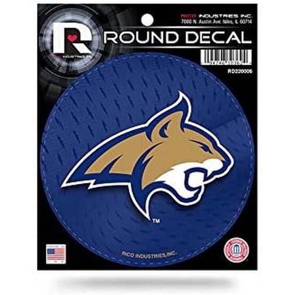 Montana State Bobcats 4" Round Decal University of