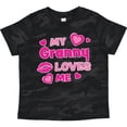 thumbnail image 3 of Inktastic Valentine's Day My Granny Loves Me Hearts and Lips Boys or Girls Toddler T-Shirt, 3 of 5