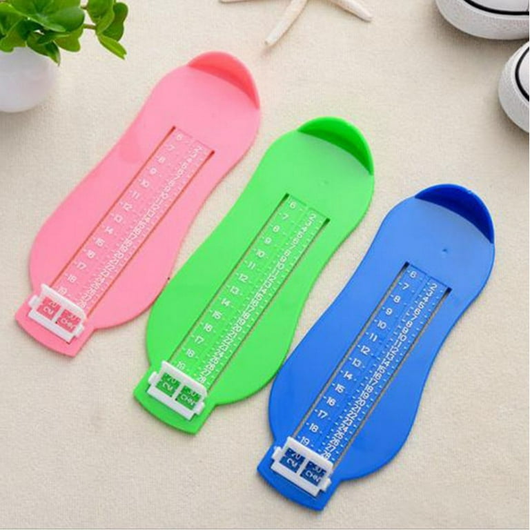 Weewooday 2 Pieces Shoes Measuring Sizer Foot Measuring Devices Feet Shoes  Sizer Measuring Device Ruler with Measuring Tape and Ring Sizer for Infants  Kids Men Women Adults (US Size Standard)