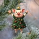 thumbnail image 5 of Seyotauo Cute Pet Pattern Acrylic Christmas Ornaments 3.15x3.15 Inch Double-Sided Pattern, Easy to Hang Christmas Tree Decorations Indoor, Festive Holiday Christmas Decor Gifts for Family Colleagues, 5 of 9