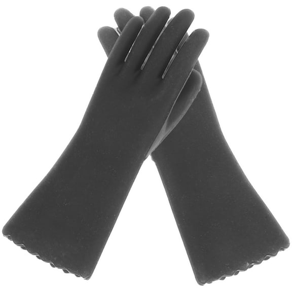 RENACLIPY 1 Pair Plastic Gloves for Dollhouse Scenes and Miniature Kitchen Settings Accessories