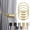 Gold, variant on MORAVE 6 Pack Outdoor Black Strong Magnetic Curtain Tiebacks, Modern Elegant Decorative Rope Tie Backs, Window Curtain Holdbacks for Drapes and Draperies