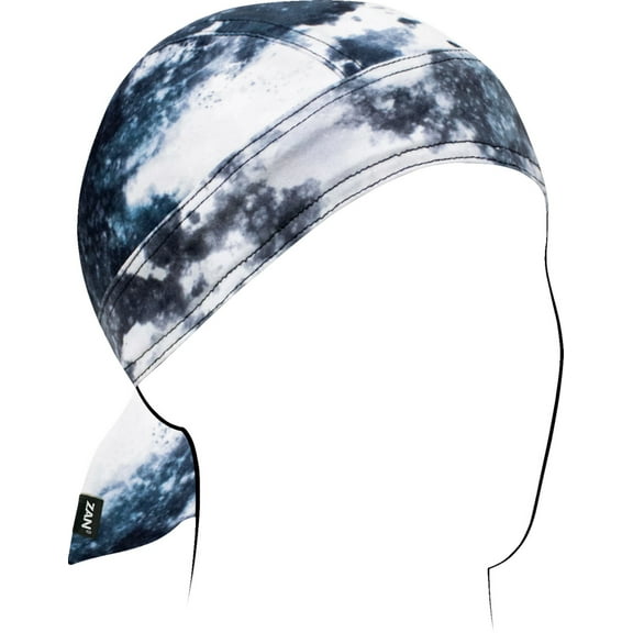 Zan Headgear Sportflex Flydanna Headwrap Tie Dye Black/White
