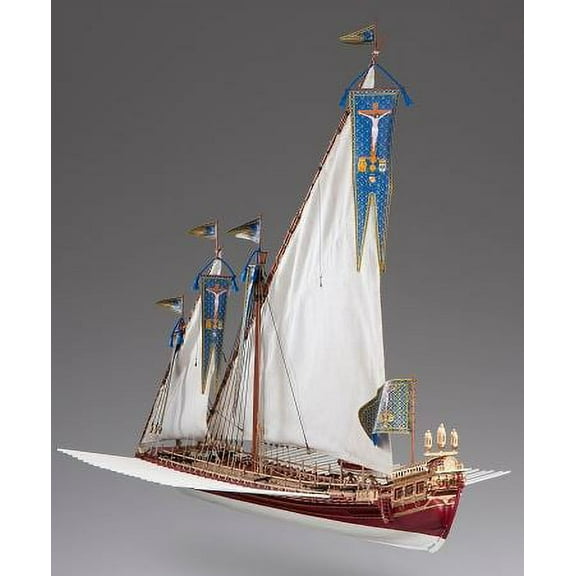 Dusek D015 La Real - Plank-On-Bulkhead Wood Ship Model Kit - 1:72 Scale - 795 mm (32") Long