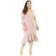 thumbnail image 1 of Vestido Midi Con Volantes Cuello V De Cóctel TalGrande PaMujer RoXL, 1 of 6