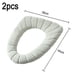 thumbnail image 2 of Funda para asiento de inodoro - Almohadillas para cubierta de asiento de inodoro lavables y elásticas, calentadoras suaves y gruesas para baño, 2 piezas, 2 of 6