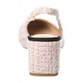 thumbnail image 3 of Stuart Weitzman Milla 55 Tweed & Grosgrain Slingback Pump, 7.5, Pink, 3 of 5