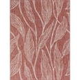 thumbnail image 1 of Unique Loom Botanical Collection Casual Leafs Transitional Indoor and Outdoor Flatweave Area Rug, 9 x 12 Feet, Rust Red/Gray, 1 of 1
