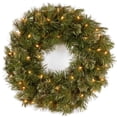 thumbnail image 1 of National Tree WO1-24WLO-1 24 in. Wispy Willow Wreath With 50 Clear Lights, 1 of 2