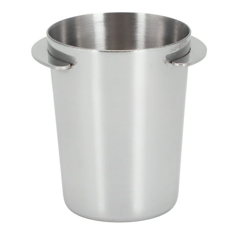 

51mm Stainless Steel Coffee Machine Handle Dosing Cup Mug Coffee Powder Feeder Part