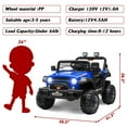 thumbnail image 4 of OTTORD 12V Battery Powered Vehicle,Kids Ride on Electric Cars with Remote Control for Girls Boys(Blue), 4 of 12
