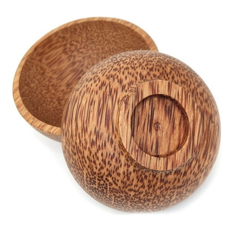 

Coconut Bowl Natural Seasoning Bowl Anti Scalding Steak Mustard Soy Sauce Handicraft Wood Bowl