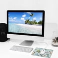 thumbnail image 3 of Mouse Pad, Square Mousepad, Personalized Premium-Textured, Non-Slip Rubber Base Mouse Mat, Waterproof Gaming Mouse Pad for Wireless Mouse, Computers, Laptop, Office, Home (Colorful Butterfly), 3 of 6