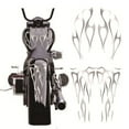 thumbnail image 2 of Motorcycle Flame Sticker for Gas Tank & Fender Decals Vinyl Matte silver, 2 of 5