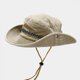 thumbnail image 1 of Upf 50 Sombrero para el sol Sombrero de protección solar, Sombrero de pesca, Sombrero de caza para hombres Mujeres Playa Montaña, Caqui Feliz Sencillez, 1 of 5