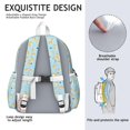 thumbnail image 5 of Cute Shiba Inu Backpack for School,Cute School Bag,Schoolbag with Adjustable Shoulder Straps & Padded Back,13.4"x11"x4.7", 5 of 6