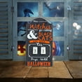 thumbnail image 3 of Halloween Decor Halloween Wooden Calendar Ornament Home Wall Decoration Halloween Calendar Countdown Wooden Hanging Board Halloween Decorations Outdoor Halloween Decorations Indoor, 3 of 5
