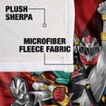 thumbnail image 4 of Power Rangers: Dino Fury Blanket, 50'x60' Group Attack Silky Touch Sherpa Back Super Soft Throw Blanket, 4 of 5